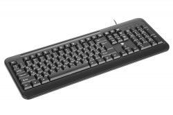Клавіатура 2E KM1040 USB Black 2E-KM1040UB