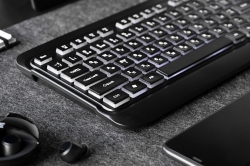 Клавіатура 2E KS120 White backlight USB Black 2E-KS120UB