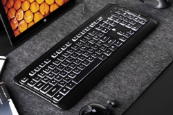 Клавіатура 2E KS120 White backlight USB Black 2E-KS120UB
