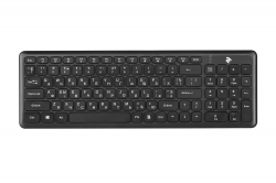 Клавіатура 2E KS230 Slim WL Black 2E-KS230WB