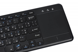 Клавіатура Touch Keyboard 2E KT100 WL BLACK 2E-KT100WB