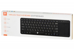 Клавіатура Touch Keyboard 2E KT100 WL BLACK 2E-KT100WB