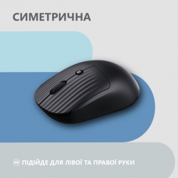 Мышь 2E MF218 Silent, WL/BT, чёрный 2E-MF218WBK
