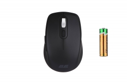 Мышь 2E MF225 Silent, WL/BT, чёрный 2E-MF225WBK