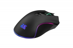 Миша ігрова 2E Gaming MG340 WL, RGB USB Black 2E-MG340UB-WL