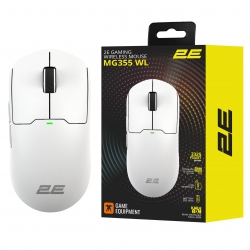 Мышь 2E GAMING MG355 WL, RGB, USB-A/WL, белый 2E-MG355UWT-WL
