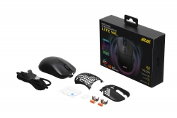 Мышь 2E GAMING HyperDrive Lite WL, RGB Black 2E-MGHDL-WL-BK