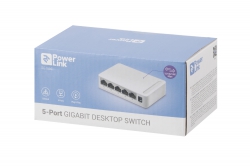 Коммутатор 2E PowerLink SG105C 5xGE, Гигабитный, неуправляемый, десктоп 2E-SG105C