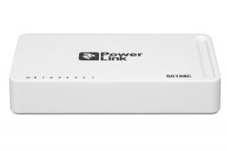 Комутатор 2E PowerLink SG108C 8xGE, Гiгабитний, некерований 2E-SG108C