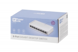 Комутатор 2E PowerLink SG108C 8xGE, Гiгабитний, некерований 2E-SG108C