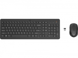 Комплект клавіатура та миша HP 330, WL, EN/RU, чорний 2V9E6AA