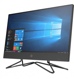 ПК-моноблок HP 200 G4 21.5FHD IPS AG/Intel i5-10210U/8/256F/ODD/int/kbm/DOS/Black 2Z363EA