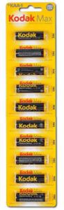 Батарейка KODAK MAX LR6 1 шт. (1*10 відривна) 30953505