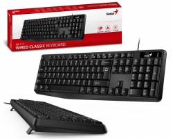 Клавіатура Genius KB-117 USB Black Ukr 31310016407