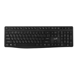 Клавіатура мембранна Genius KB-7200, 104key, WL, EN/UKR, чорний 31320002406