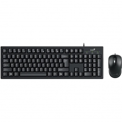 Комплект клавиатура и мышь Genius KM-100SE, AI, EN/UKR, черный 31330009410