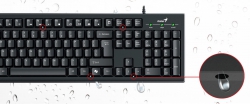 Комплект клавиатура и мышь Genius KM-100SE, AI, EN/UKR, черный 31330009410