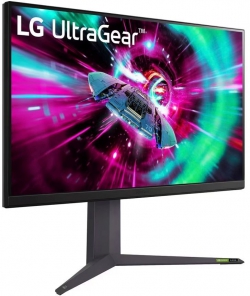 Монитор LG 31.5" 32GR93U-B2 xHDMI, DP, USB, Audio, IPS, 3840x2160, 144Hz, 1ms, DCI-P3 95%, G-SYNC, FreeSync, Pivot, HDR400