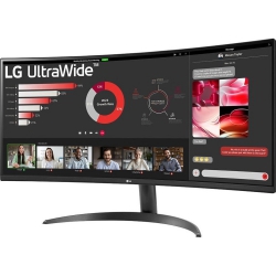 Монитор LG 34" 34WR50QC-B 2xHDMI, DP, Audio, VA, 3440x1440, 21:9, 100Hz, sRGB 99%, CURVED, FreeSync, HDR10