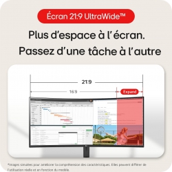 Монитор LG 34" 34WR50QK-B 2xHDMI, DP, Audio, VA, 3440x1440, 21:9, 100Hz, sRGB 99%, CURVED, FreeSync, HDR10