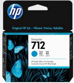 Картридж струменевий HP 712 DesignJet T230/T630/T650 Cyan 29ml 3ED67A