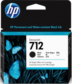 Картридж HP No.712 DesignJet Т230/Т630 Black 80ml 3ED71A