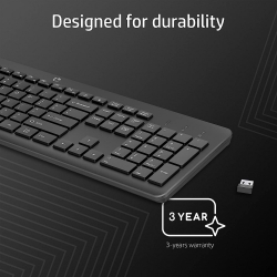 Клавіатура HP 230 WL black 3L1E7AA