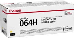 Картридж Canon 064H MF832Cdw/LBP722Cdw Yellow (10500 стор.) 4932C001