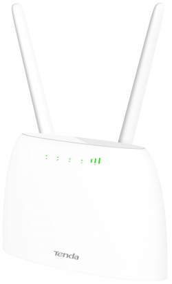Маршрутизатор TENDA 4G06 N300, 4G/LTE, 1xFE LAN, 1xFE LAN/WAN, 1xRJ11, Cлот для SIM-карты