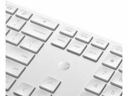 Комплект клавиатура та мышь HP 650, WL, EN/UK, белый 4R016AA