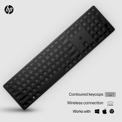 Клавіатура HP 450 Programmable WL black 4R184AA
