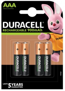 Акумулятор DURACELL HR03 (AAA) 900mAh уп. 4шт. 5007338