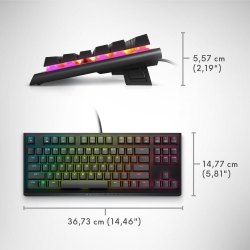 Клавиатура Dell Alienware Tenkeyless Gaming Keyboard - AW420K - Black 545-BBDY
