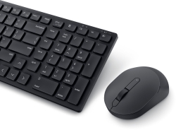 Клавиатура Dell Pro Compact Silent Keyboard and Mouse - KM555 - Ukrainian 580-BBWJ
