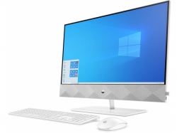 ПК-моноблок HP Pavilion 27UHD IPS AG/Intel i7-10700T/16/1000F/NVD1650-4/kbm/DOS/White 600P0EA
