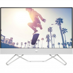 Комп'ютер персональний моноблок HP All-in-One 23.8" FHD IPS AG, AMD R3-5300U, 8GB, F256GB, UMA, WiFi, кл+м, DOS, білий 689Z6EA