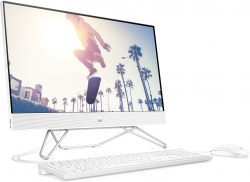 Комп'ютер персональний моноблок HP All-in-One 23.8" FHD IPS AG, AMD R3-5300U, 8GB, F256GB, UMA, WiFi, кл+м, DOS, білий 689Z6EA