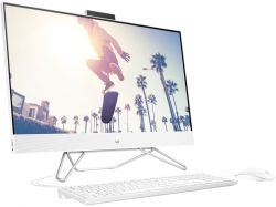 Комп'ютер персональний моноблок HP All-in-One 27" FHD IPS AG, AMD R5-5500U, 16GB, F512GB, UMA, WiFi, кл+м, DOS, білий 68A07EA