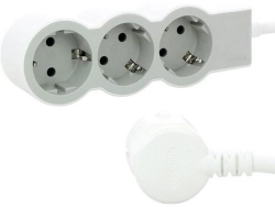 Подовжувач Legrand стандарт, 3хSchuko, 16А, 5м, білий/сірий 694567