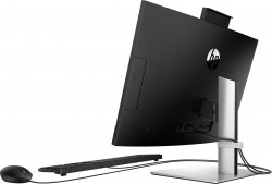 Комп'ютер персональний моноблок HP ProOne 440-G9 23.8" FHD IPS AG, Intel i5-12400T, 8GB, F256GB+1Tb, UMA, WiFi, кл+м, 2р, DOS, чорний 6D379EA