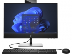 Комп'ютер персональний моноблок HP ProOne 440-G9 23.8" FHD IPS AG, Intel i3-12100T, 8GB, F256GB, UMA, WiFi, кл+м, 3Y, DOS, чорний 6D3A7EA