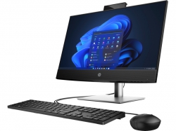 Комп'ютер персональний моноблок HP ProOne 440-G9 23.8" FHD IPS AG, Intel i3-12100T, 8GB, F256GB, UMA, WiFi, кл+м, 3Y, DOS, чорний 6D3A7EA