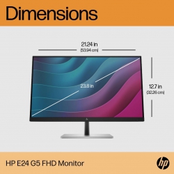 Монітор LCD 23.8" HP E24 G5 HDMI, DP, USB, IPS 6N6E9AA