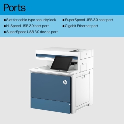 Багатофункціональний пристрій А4 кол. HP Color LaserJet Enterprise 5800dn 6QN29A