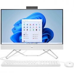 Комп'ютер персональний моноблок HP 205-G8 23.8" FHD IPS AG, AMD R3-5300U, 8GB, F256GB, UMA, WiFi, кл+м, 2р, DOS, білий 6U6P8ES