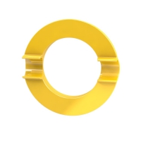 Магнит Mega, Dahle, Circle, 80мм, желт. 7010332
