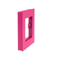 Магніт Mega, Dahle, Square, 75x75мм, рожев. 7010336