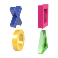 Магнит Mega, Dahle, набор Mini, 45x45мм, уп/4 7010338