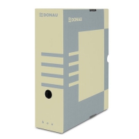 Бокс для архивации документов, 100мм, коричн. Donau 7661301PL-02