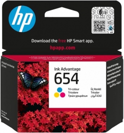 Картридж HP No.654 DJ IA 2976/4376/6575 Tri-color 7FP38UE
